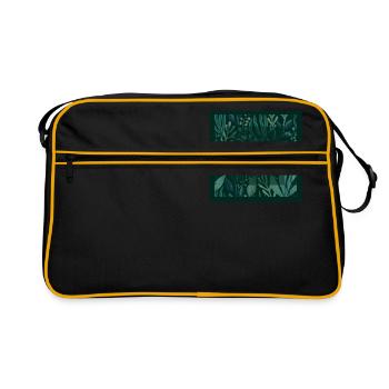 Jungle Party - Retro Tasche - Schwarz/Gold - Vorne