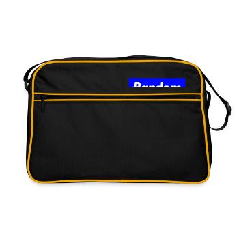Au hasard - Sac Retro - noir/or - Devant