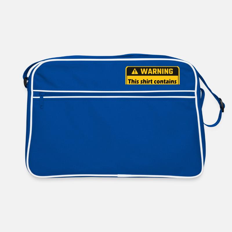 Warnung Retro Tasche
