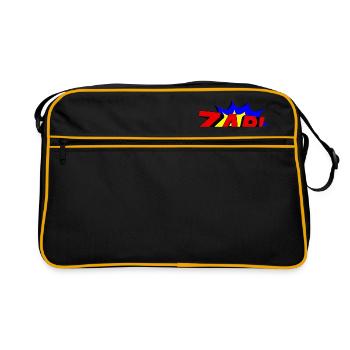 Slogan ZAP! - Retro Bag - black/gold - Front