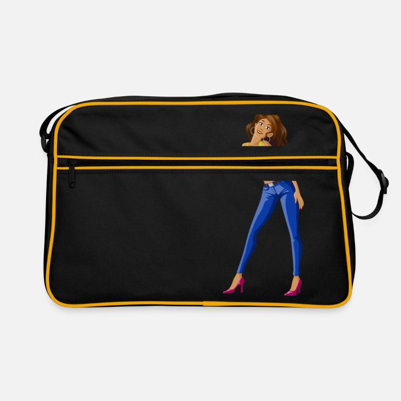 ballerina ballet dance dancer dance dancer yoga60 Retro Bag