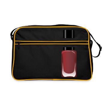 Vernis à ongles idée cadeau Vernis à ongles - Sac Retro - noir/or - Devant