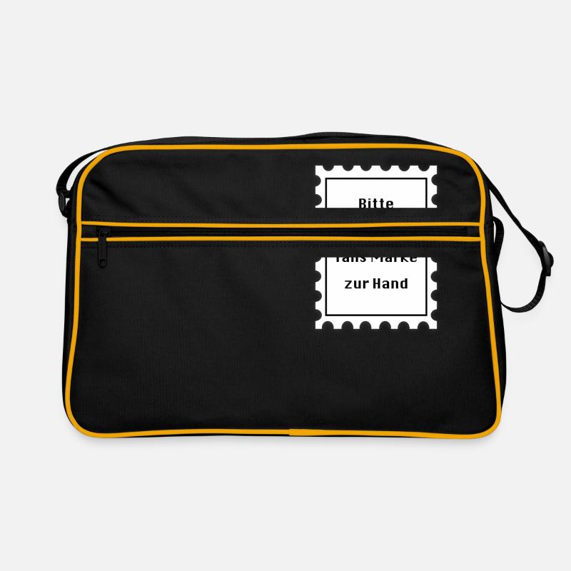 Post Briefmarke Retro Tasche