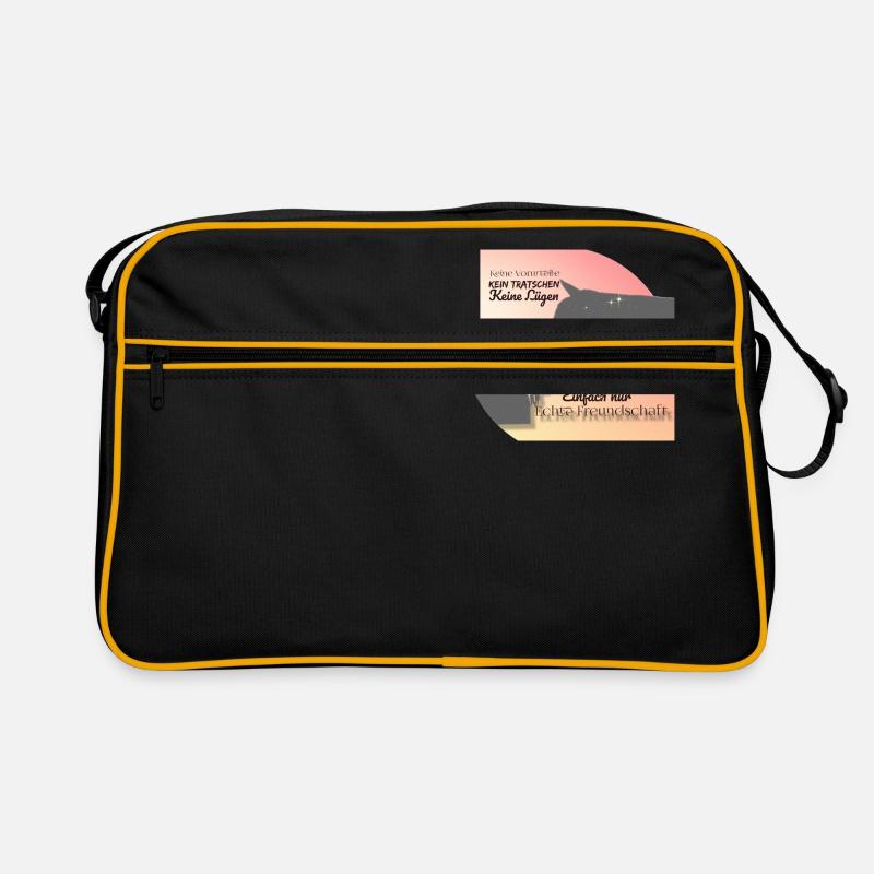echte Freundschaft Retro Tasche