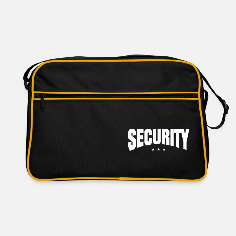 Security Sicherheitsdienst Party Retro Tasche