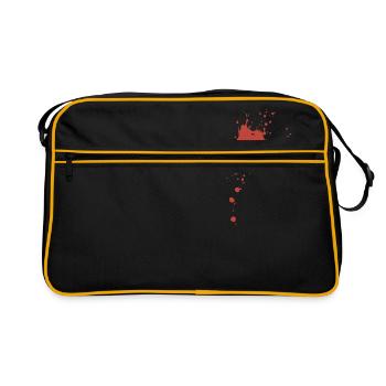Blood splash - Retro Bag - black/gold - Front