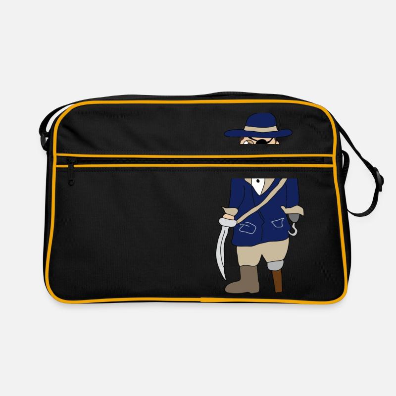 pirates | Pirate | patch oeil pirate jambe de bois Sac Retro
