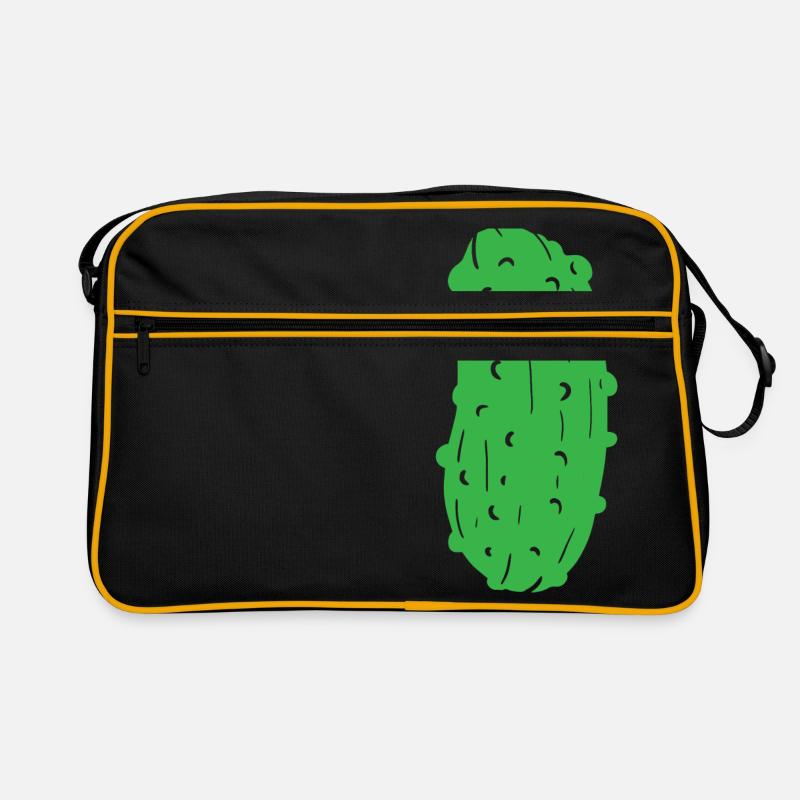 Concombre concombre concombre équipe préférée chef Veggie 1c Sac Retro