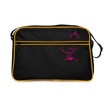 rose kiki - Sac Retro - noir/or - Devant