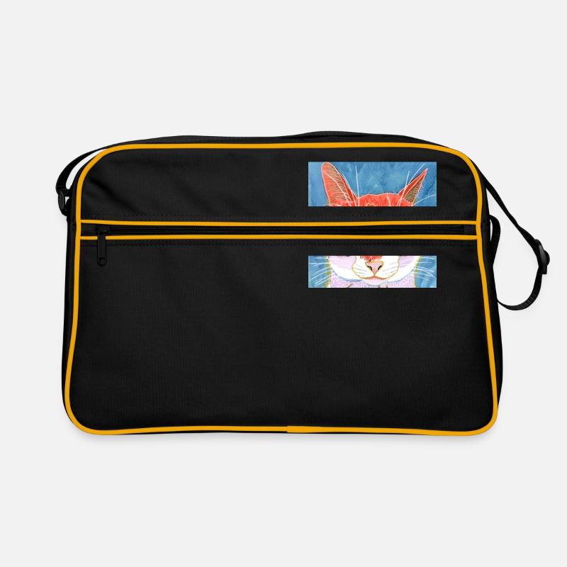 Katze Retro Tasche