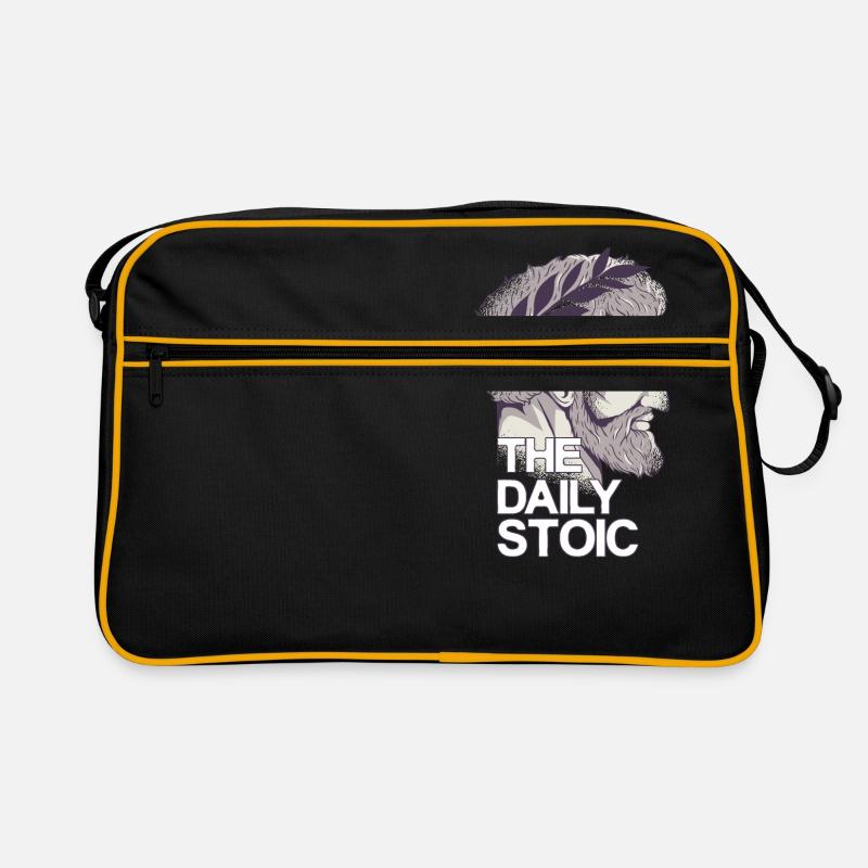 Marcus Aurelius | The daily stoic Retro Bag