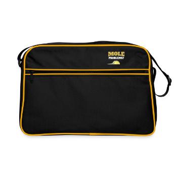Chemistry Gift Mole Problems ? Juste Call Avogrado - Sac Retro - noir/or - Devant