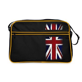union jack - Retro Bag - black/gold - Front