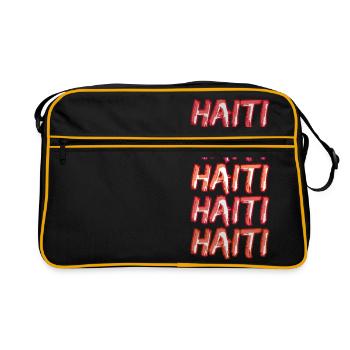 Haïti - Sac Retro - noir/or - Devant