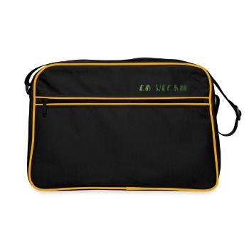 Go Vegan - Sac Retro - noir/or - Devant