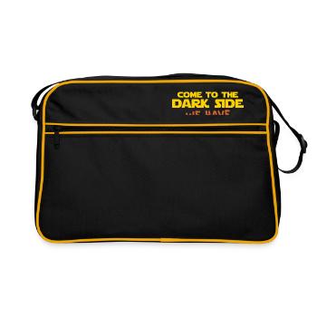 VENEZ DU CÔTÉ OBSCUR NOUS AVONS DES COOKIES - Sac Retro - noir/or - Devant