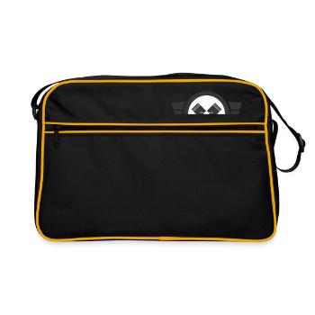 Deux temps d’amour - Simson Retro Logo Design - Sac Retro - noir/or - Devant