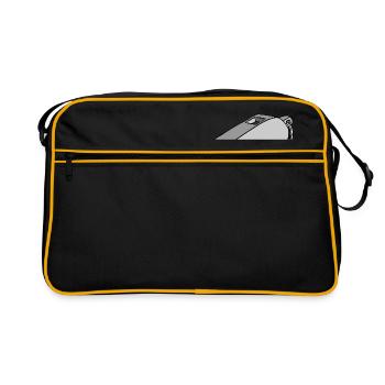 Whistle - Sac Retro - noir/or - Devant