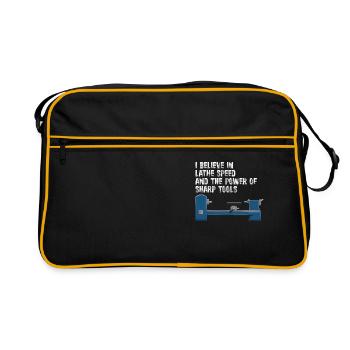 Tourneurs Drechselbank Drechsel - Sac Retro - noir/or - Devant