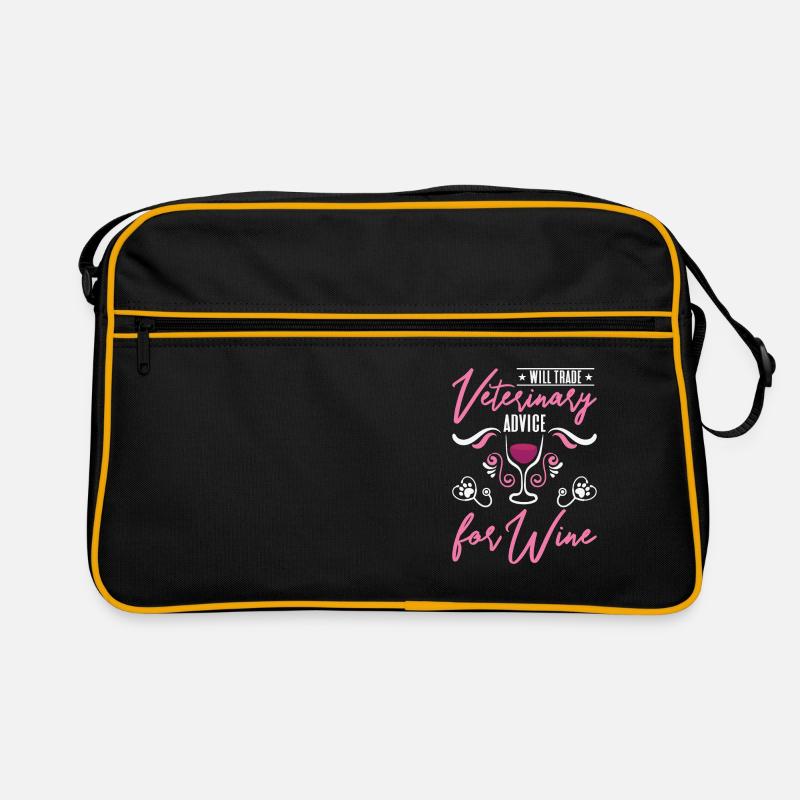Will Trade Veterinary Advice Wein Retro Tasche