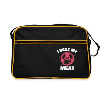 Chef Cuisine Amateurs de viande Cuisine - Sac Retro - noir/or - Devant