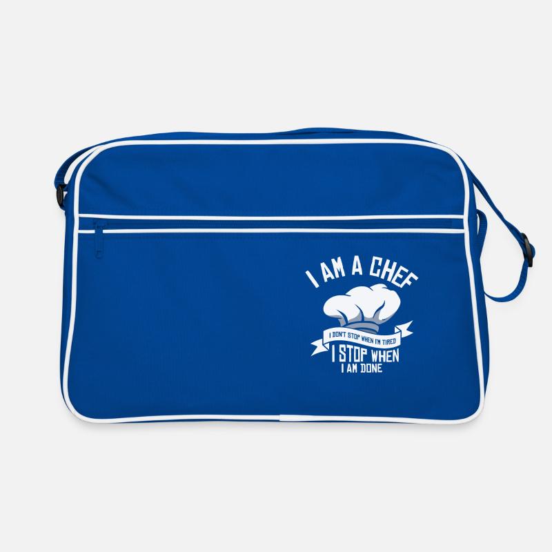 Chef Cooking Meals Culinary Cooks Baking Retro Bag
