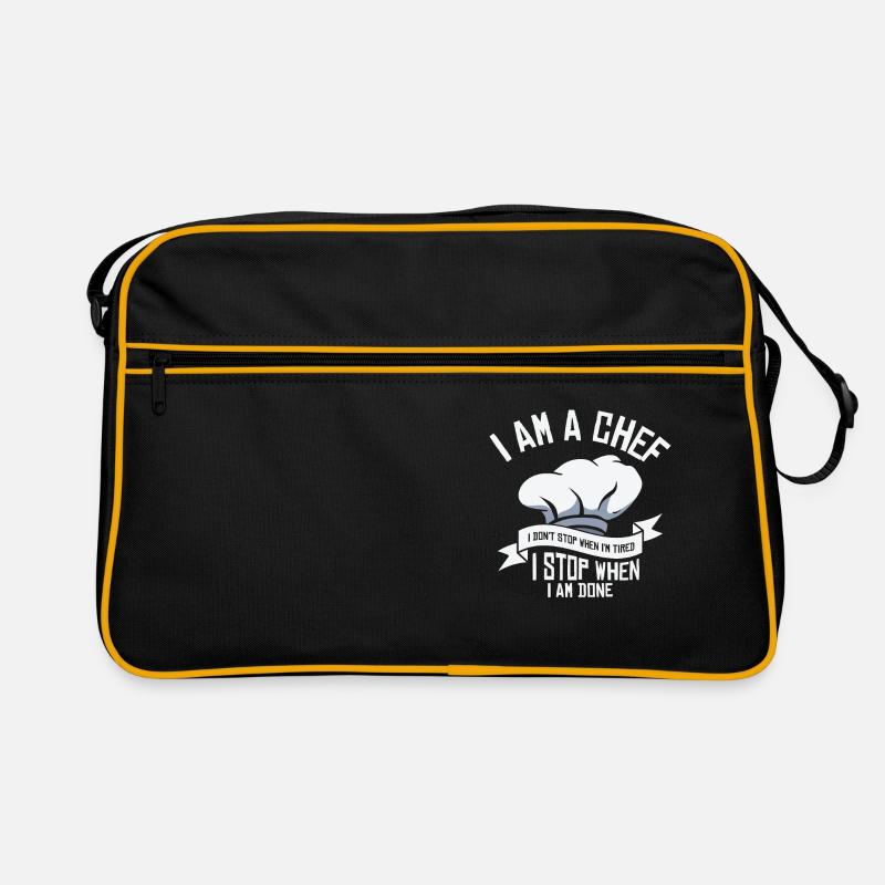 Chef Cooking Meals Culinary Cooks Baking Retro Bag