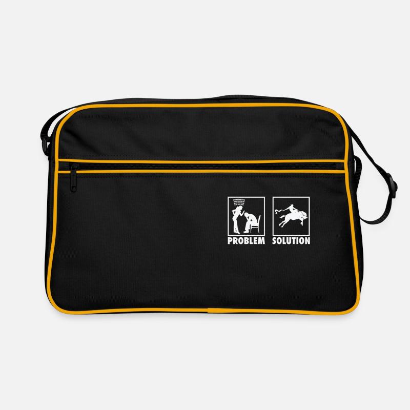 Rodeo Cowboys Statement Solution au problème. Sac Retro