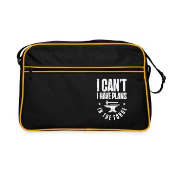 Knifemaking Knife Making Bladesmith Smithing Knife - Retro Bag - black/gold - Front