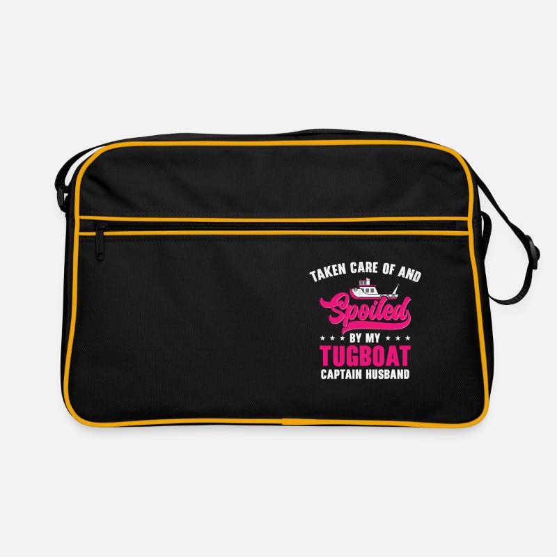 Remorqueur gâté Remorqueur Capitaine Mari Voile Sac Retro