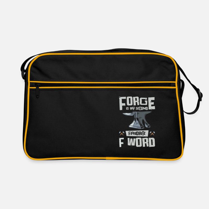 Blacksmith Forge F Word Knife Making Bladesmith Retro Bag