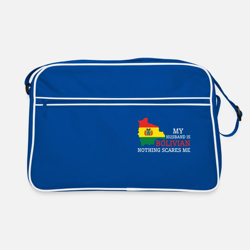 Nichts macht mir Angst, bolivianischer Ehemann Retro Tasche