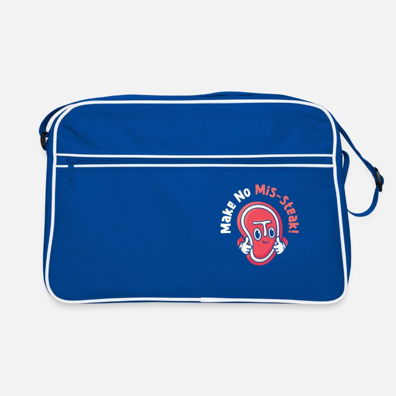 Keine Fehler machen Fleischliebhaber kochen Fehler Retro Tasche