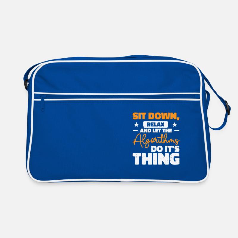 Computer Algorithmus Programmierer Künstliche Retro Tasche