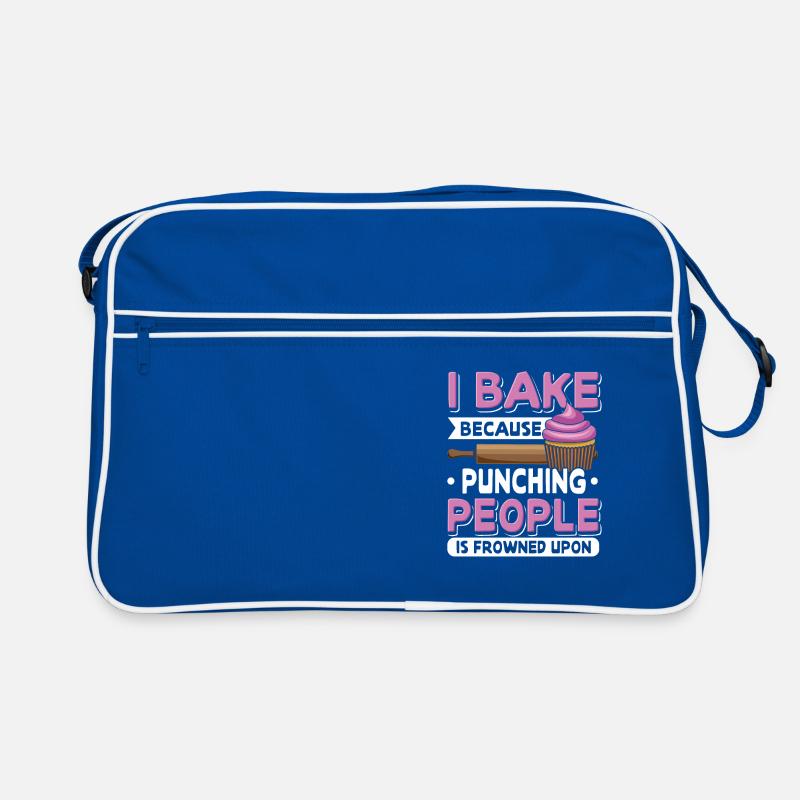 Bäcker Muffin Cupcakes Plätzchen Kekse Backen Retro Tasche