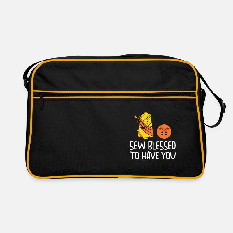 Button Thread Geschwisterziele Großer Bruder Retro Tasche