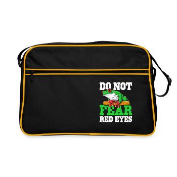 Rainette aux yeux rouges Mignon - Sac Retro - noir/or - Devant