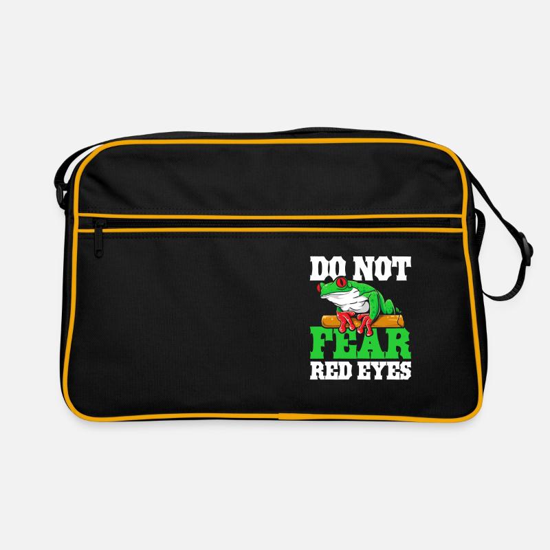 Rotäugiger Laubfrosch Niedliches Retro Tasche