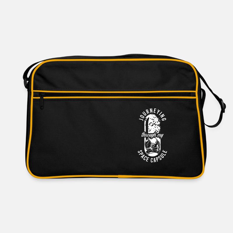 Space Capsule Science Fan Galaxy Astronaut Retro Bag