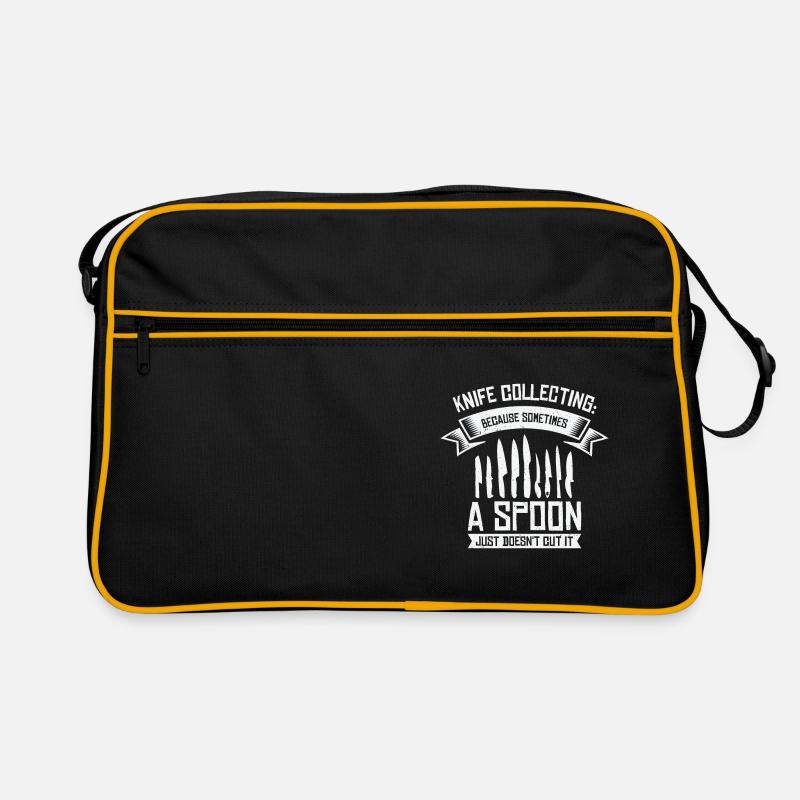 Collectionneur de couteaux Collecte de couteaux Sac Retro