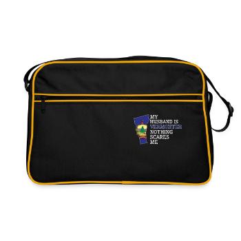 Rien ne me fait peur Vermont mari Vermont - Sac Retro - noir/or - Devant
