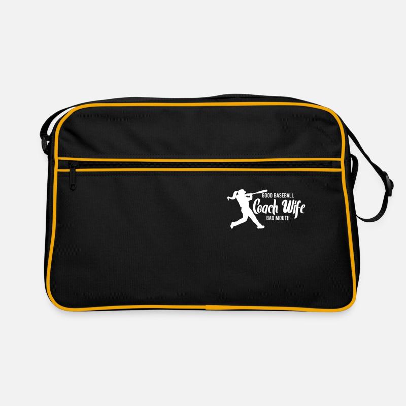Baseball-Trainerin Ehefrau Berufstätige Mutter Retro Tasche