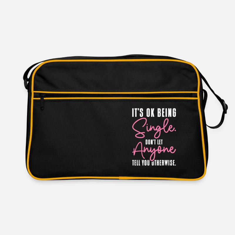 Statut unique Relation indépendante Guillemets simples Sac Retro