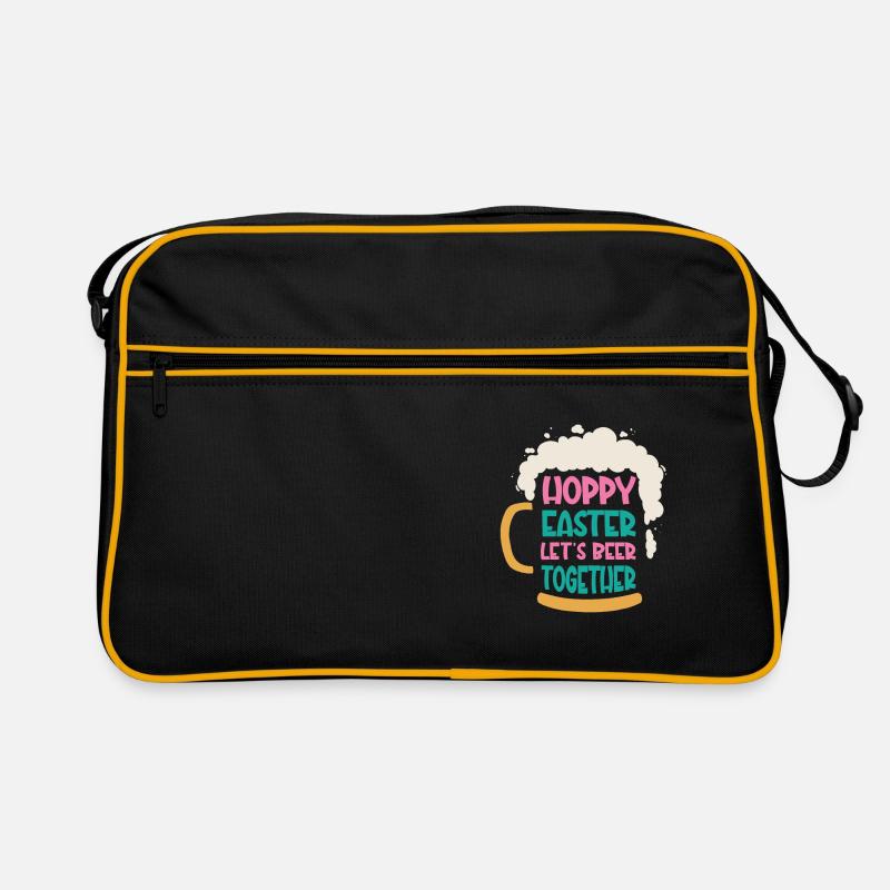 Lapins de Pâques Bière à boire Lapin de vacances Sac Retro