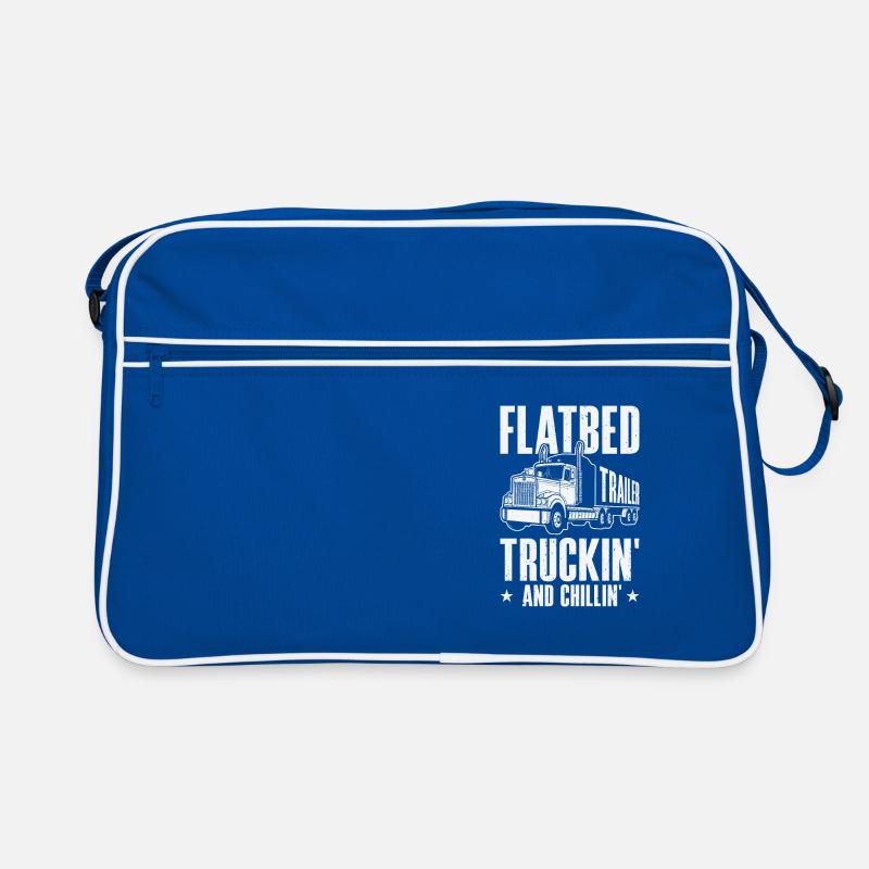 Flatbed Trucker Truck Driver Retro Bag