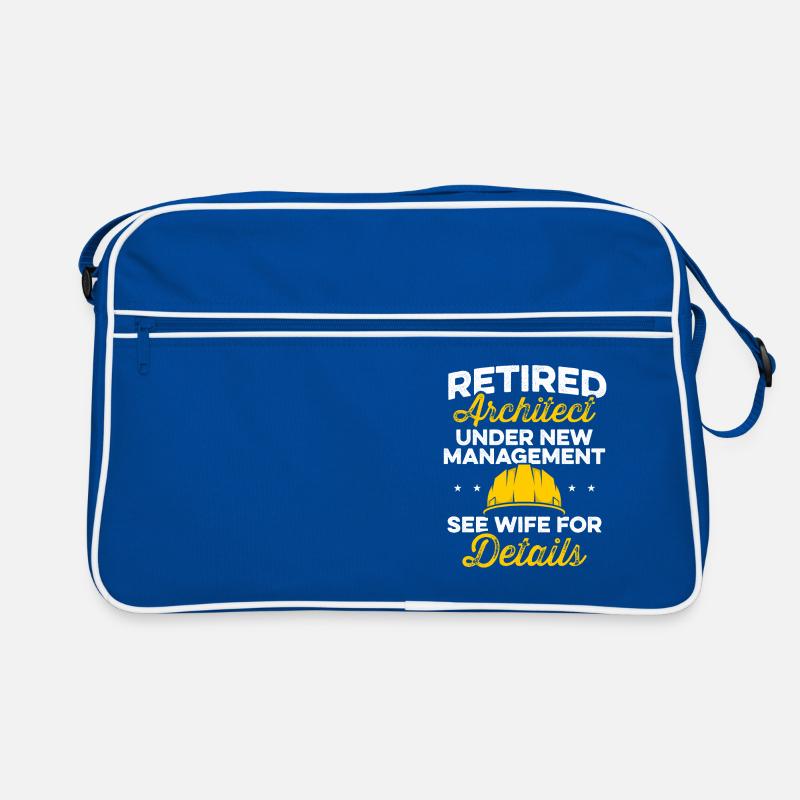 Retired Architect Architecture Retirement Retro Bag