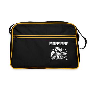Entrepreneur Business Entrepreneurship - Retro Bag - black/gold - Front