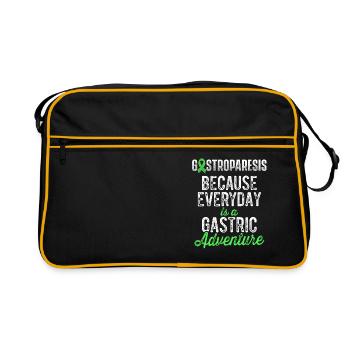 Gastroparesis Awareness Warrior Survivor - Retro Bag - black/gold - Front