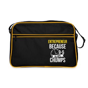Entrepreneur Business Entrepreneurship - Retro Bag - black/gold - Front