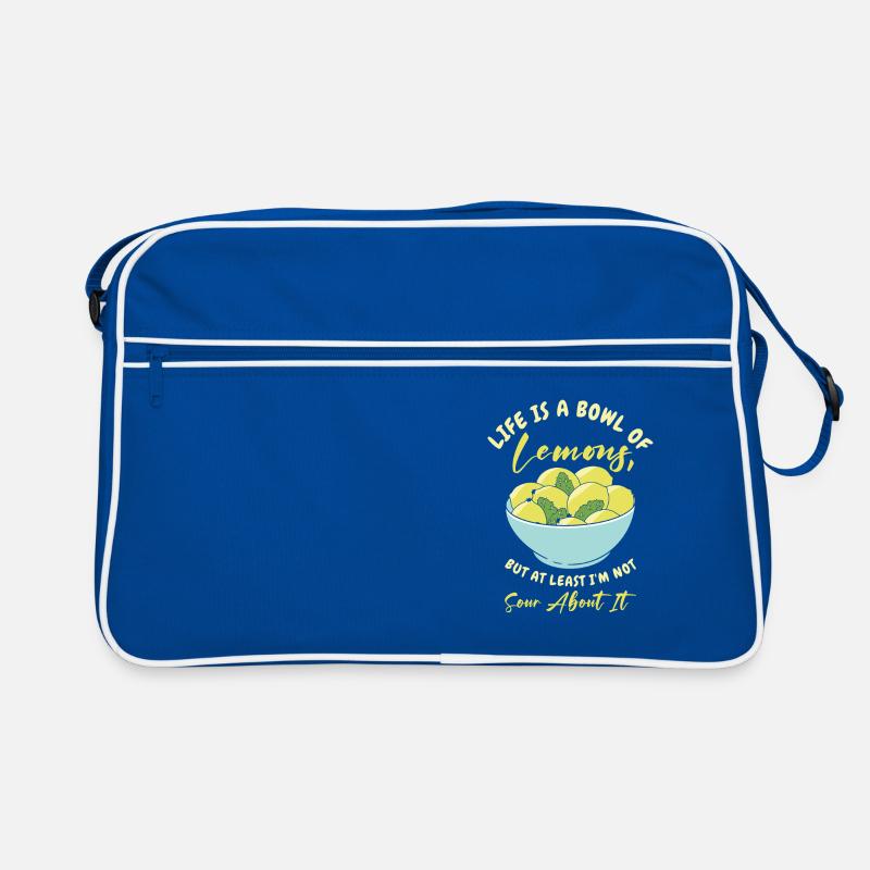 Lemon Fruit Lemonade Citrus Retro Bag